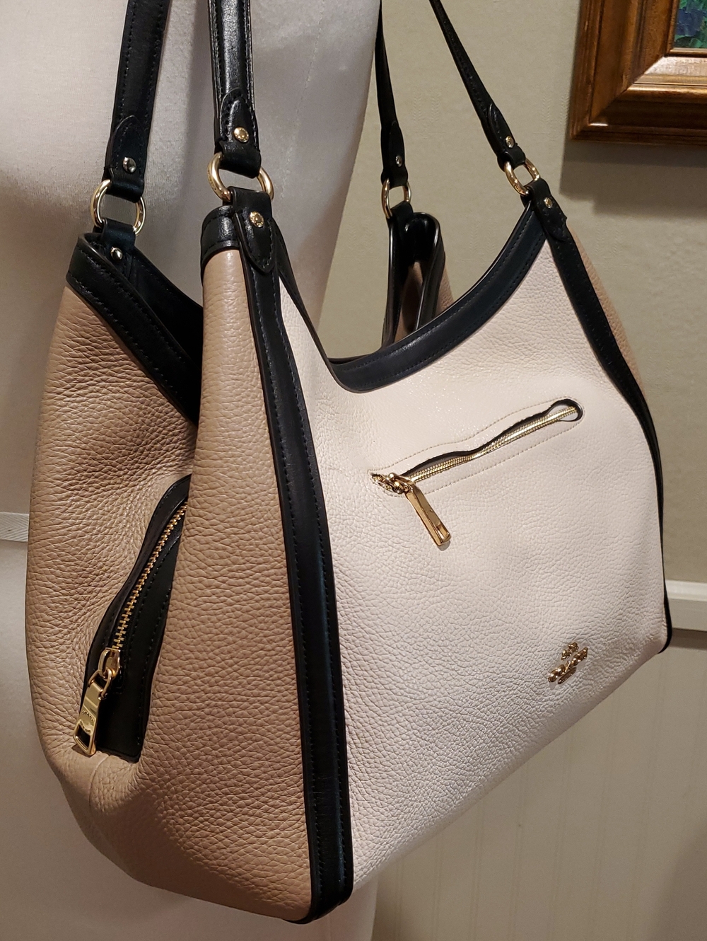 Like NEW Coach Colorblock Kristy Shoulder Bag - Picture 2 of 14
